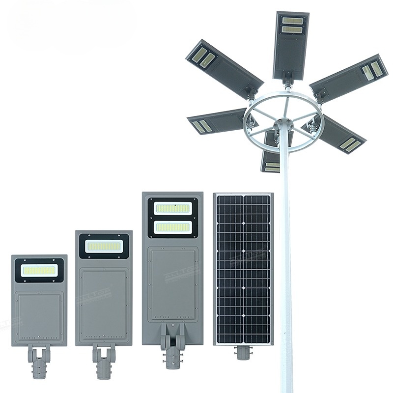 40W 60W 100W IP65 Outdoor Motion Sensor All In One LED Integrated Solar Street Light