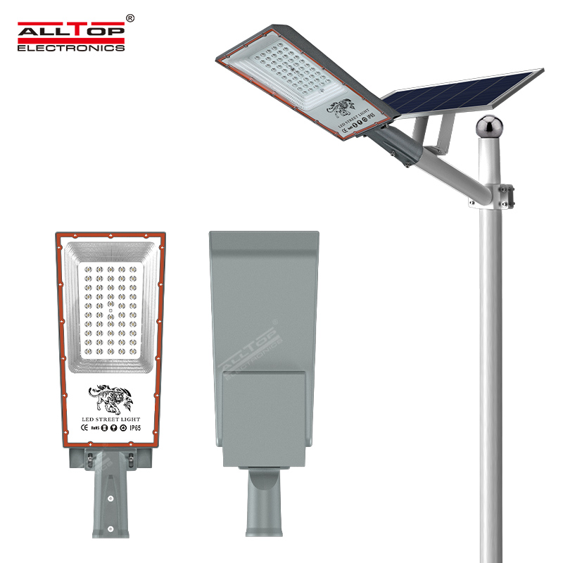 IP66 160lm/w 100W 200W Aluminium Alloy LED All In Two Solar Street Light - Image 2